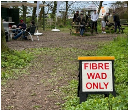 Flightline Sporting Fibre Wad Only Sign