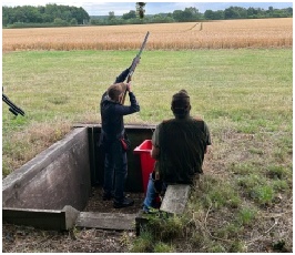Flightline Sporting Man shooting a shotgun