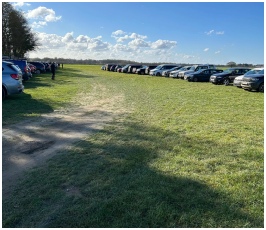Flightline Sporting  Car Parking on site