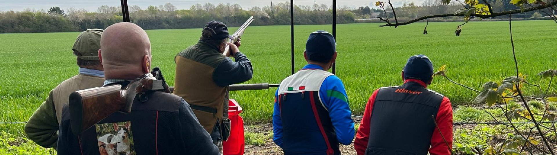 Flightline Sporting people shooting shotguns