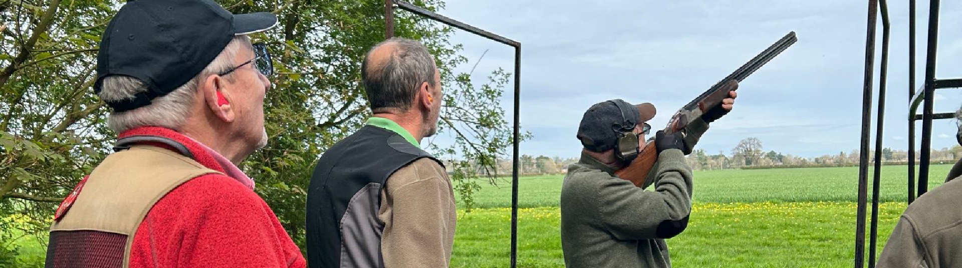 Flightline Sporting people shooting shotguns